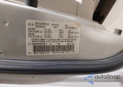 2008 Dodge Grand Caravan Sxt z USA, uszkodzony, nr VIN 2D8HN54P88R102013